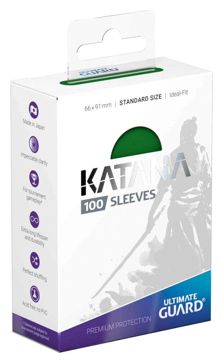 Katana Standard Sleeves: Green (100)