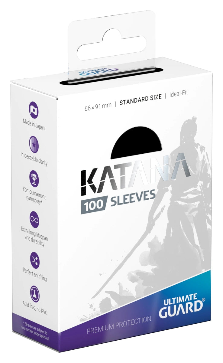 Katana Standard Sleeves: Black (100)