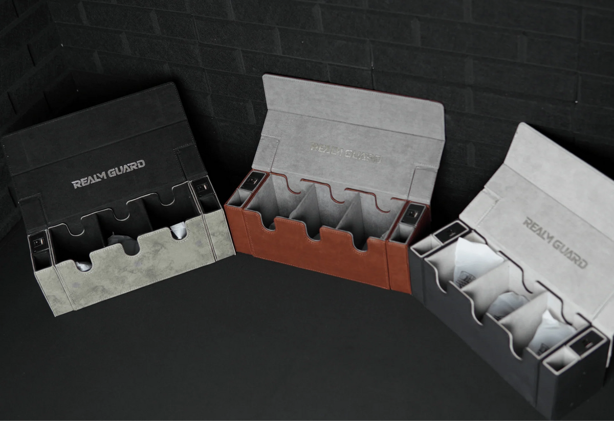 Realm Guard Battery Bank Deck Box: Black Space