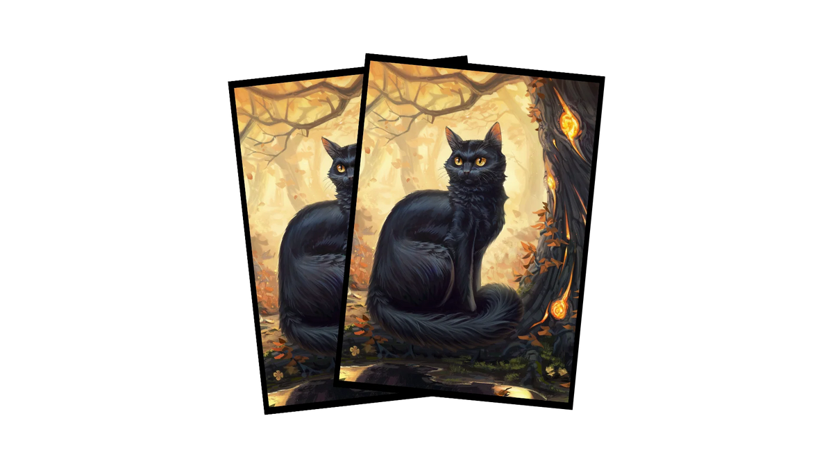Realm Guard Card Sleeves - Black Cat