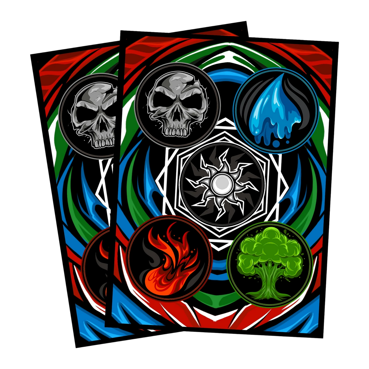Realm Guard Color Combo Card Sleeves - 5 Color