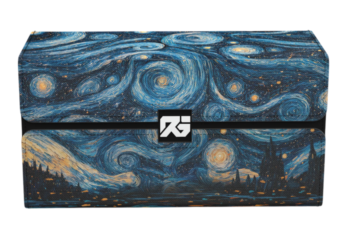 Realm Guard Dual Deck Box: Starry Black Lotus