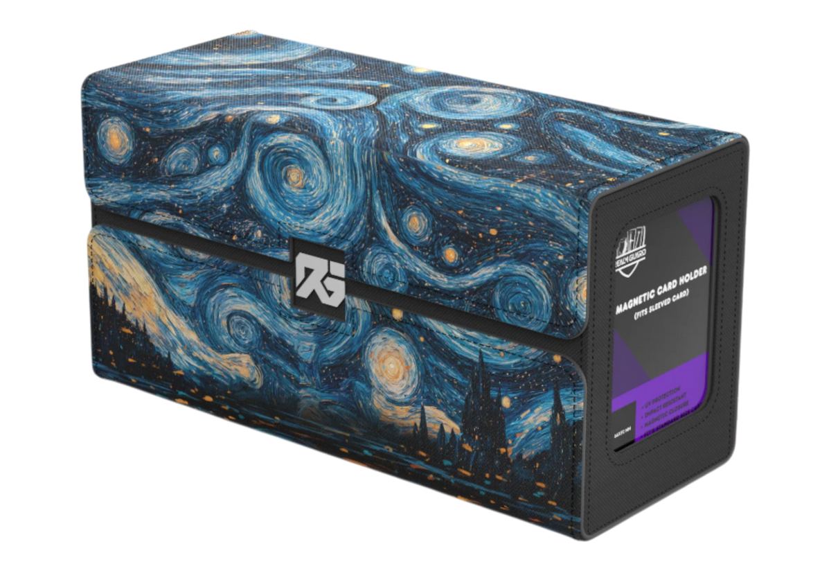 Realm Guard Dual Deck Box: Starry Black Lotus