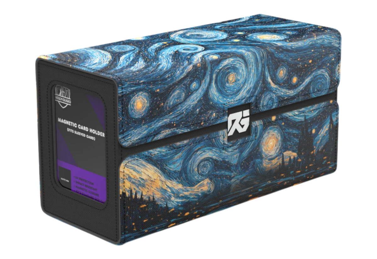 Realm Guard Dual Deck Box: Starry Black Lotus