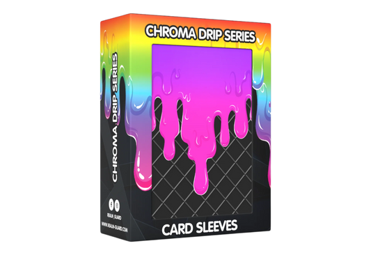 Realm Guard Chroma Drip Card Sleeves - Violet Fusion