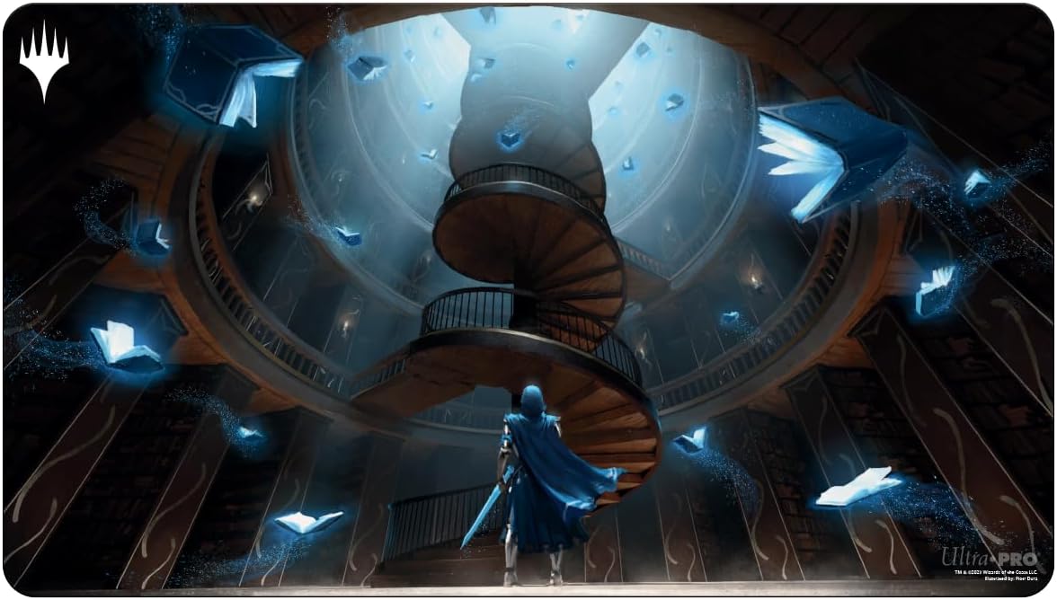 Wilds of Eldraine Playmats - Virtue of Knowledge (Blue)