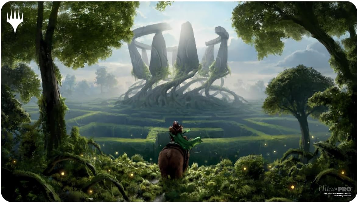 Wilds of Eldraine Playmats - Virtue of Strength (Green)