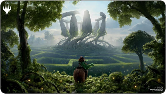 Wilds of Eldraine Playmats - Virtue of Strength (Green)