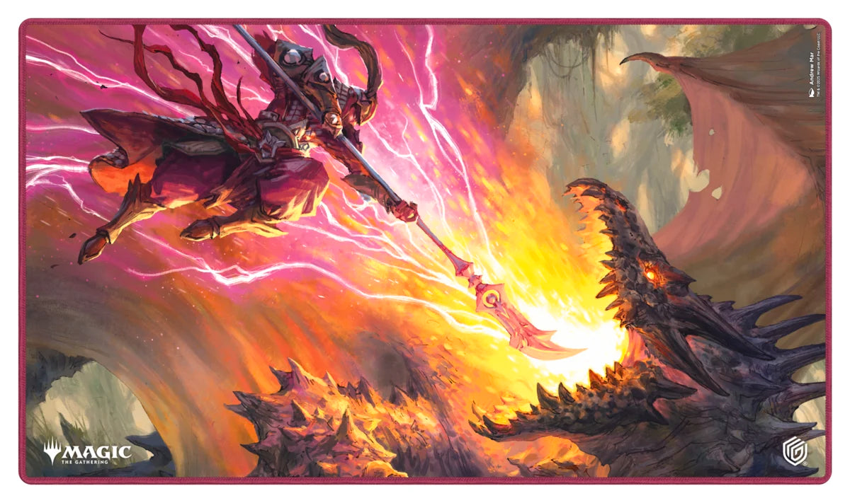Tarkir: Dragonstorm Playmat - Worthy Cost (Stitched)