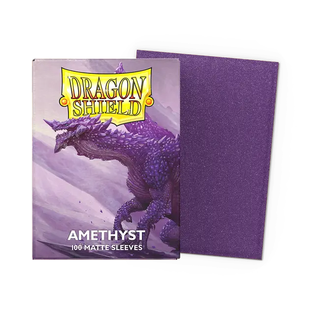 Dragon Shield Standard Matte Sleeves: Amethyst (100ct.)