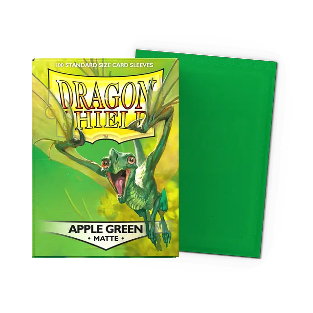 Dragon Shield Standard Matte Sleeves: Apple Green (100ct.)