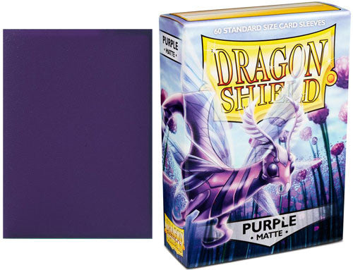 Dragon Shield Standard Matte Sleeves: Purple (60ct.)