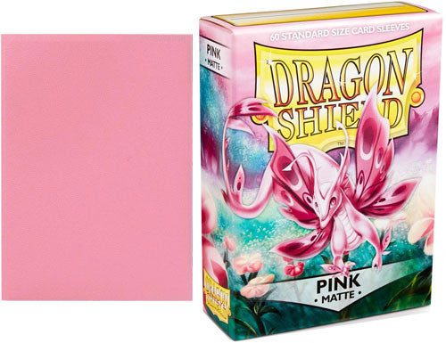 Dragon Shield Standard Matte Sleeves: Pink (60ct.)