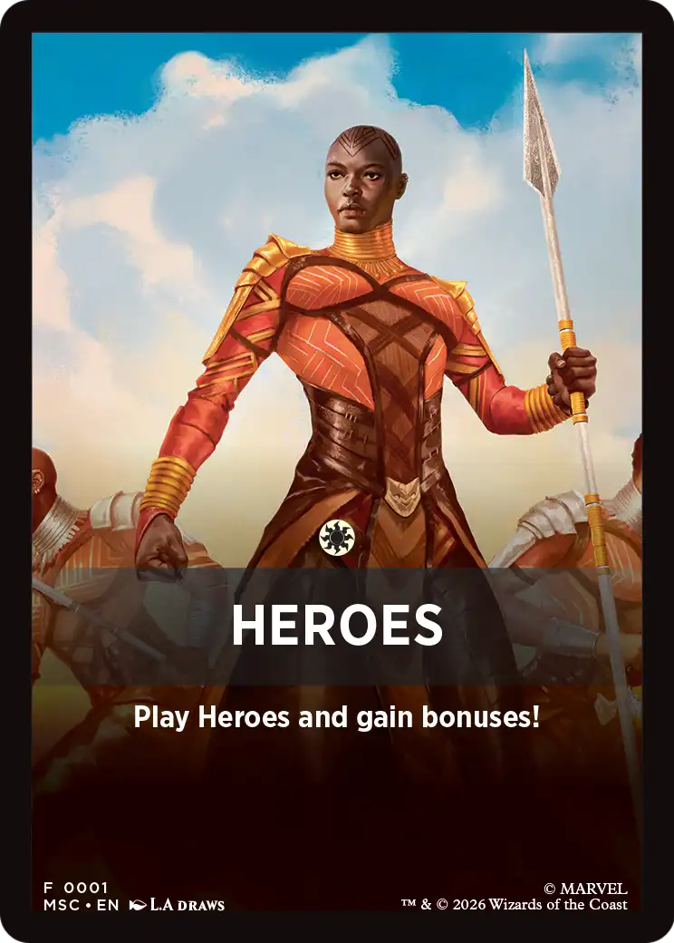 Heroes Theme Card [Marvel Super Heroes Commander]