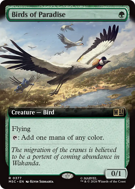 Birds of Paradise (Extended Art) [Marvel Super Heroes Commander]