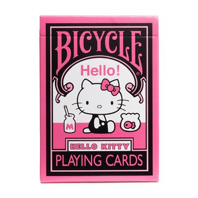 Bicycle Standard Hello Kitty Playing Cards (Black & Pink Version)