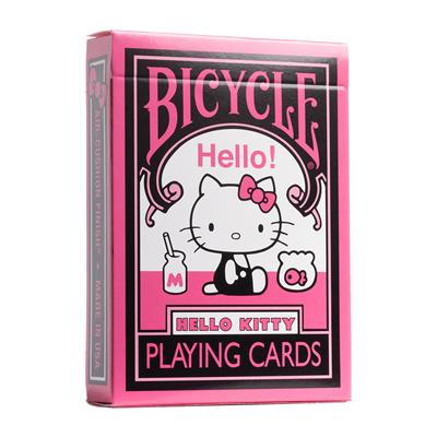 Bicycle Standard Hello Kitty Playing Cards (Black & Pink Version)