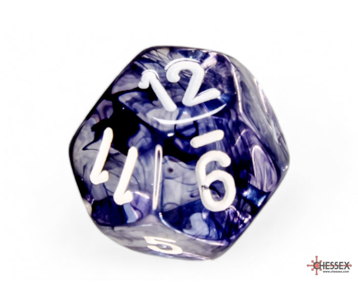 Chessex Polyhedral Dice Set: Nebula (Black/White)