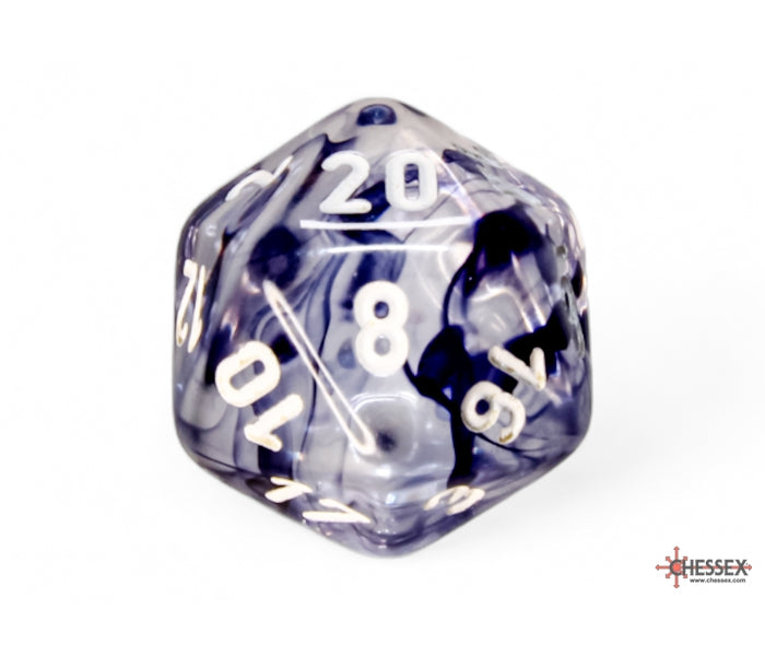 Chessex Polyhedral Dice Set: Nebula (Black/White)