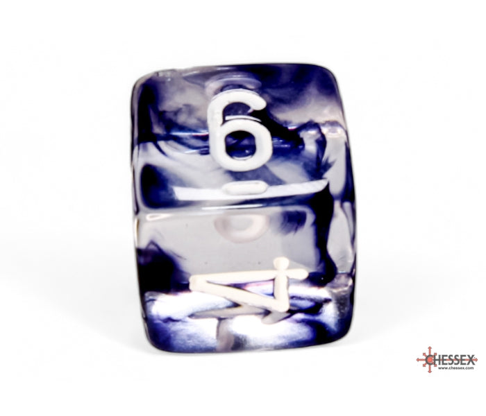 Chessex Polyhedral Dice Set: Nebula (Black/White)
