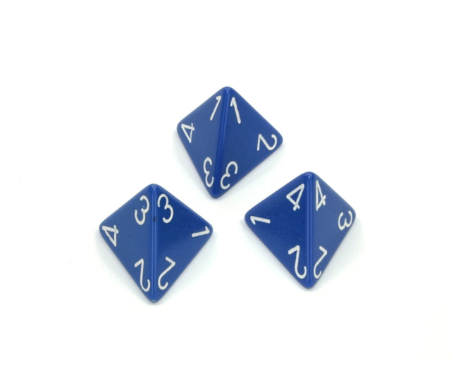 Chessex Polyhedral Dice Set: Opaque (Blue/White)