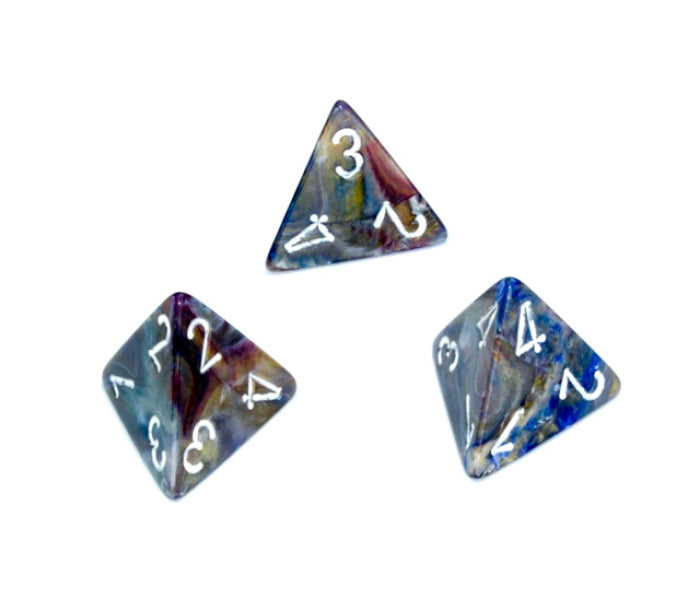 Chessex Polyhedral Dice Set: Festive (Carousel/White)