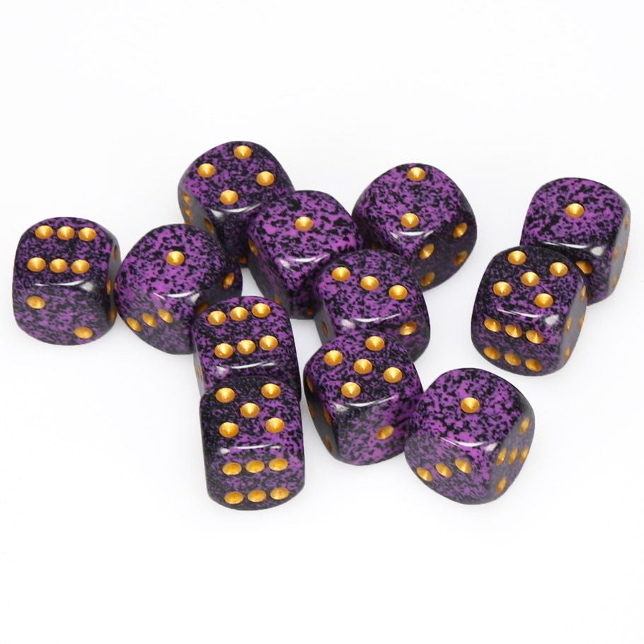 Chessex 16mm D6 Dice Brick: Hurricane (Speckled)