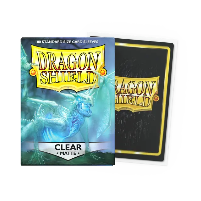Dragon Shield Standard Matte Sleeves: Clear (100ct.)
