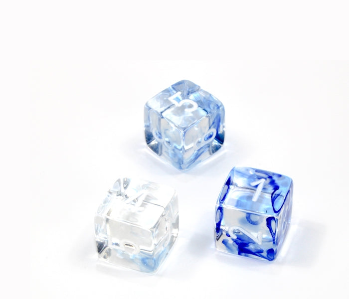 Chessex Polyhedral Dice Set: Nebula (Dark Blue/White)