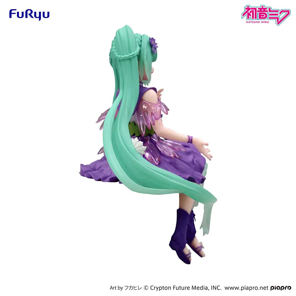 FuRyu: Hatsune Miku (Flower Fairy - Cosmos Purple) Noodle Stopper Figure