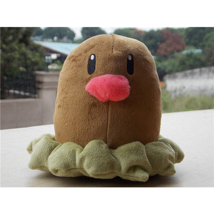 Sanei Pokemon All Star Collection PP36 Diglett Plush, 5.5"