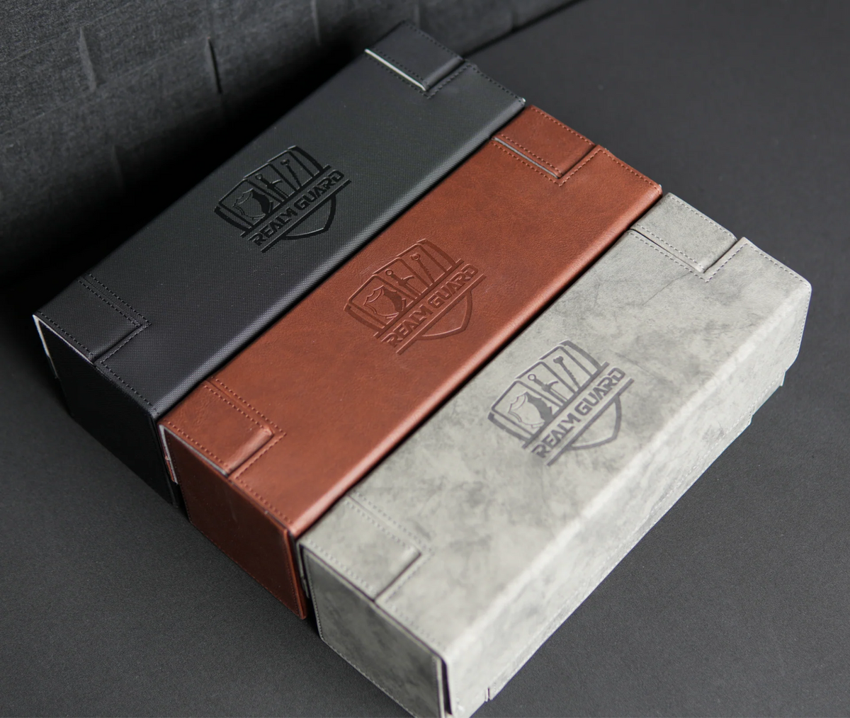 Realm Guard Battery Bank Deck Box: Black Space