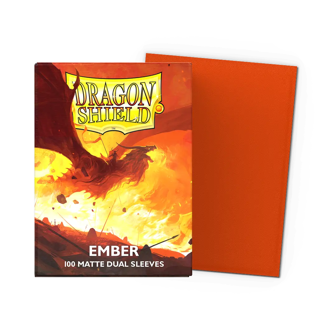 Dragon Shield Standard Dual Matte Sleeves: Ember (100ct.)