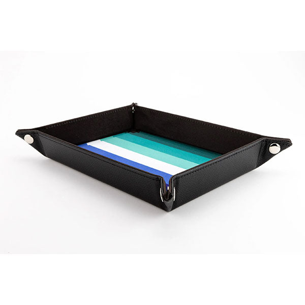 Fanroll Pride Velvet Dice Tray With Leather Backing - Gay Men