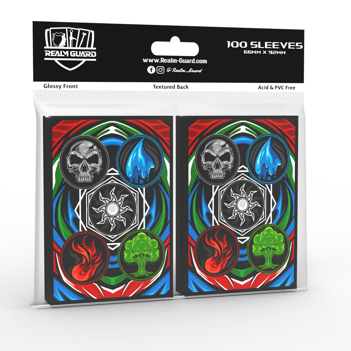 Realm Guard Color Combo Card Sleeves - 5 Color