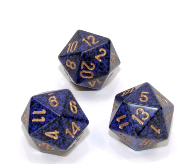 Chessex Polyhedral Dice Set: Speckled (Golden Cobalt)
