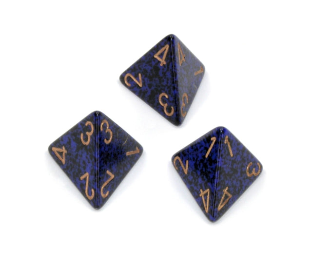 Chessex Polyhedral Dice Set: Speckled (Golden Cobalt)