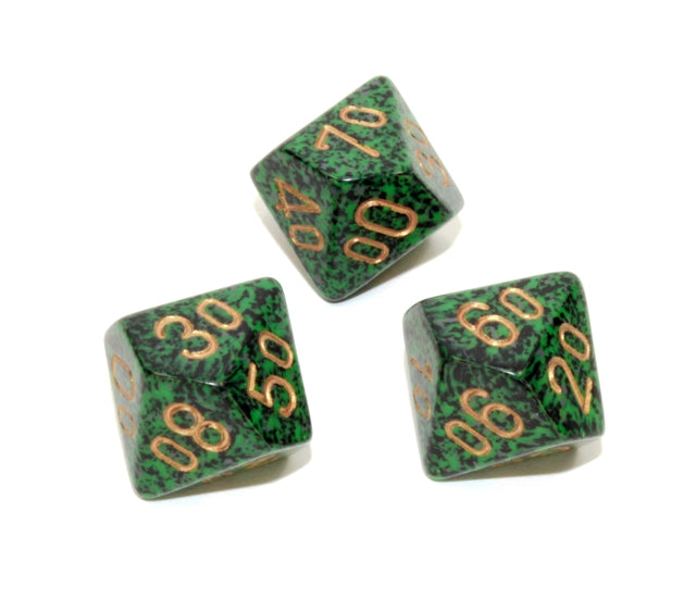 Chessex Polyhedral Dice Set: Speckled (Golden Recon)