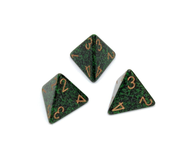 Chessex Polyhedral Dice Set: Speckled (Golden Recon)