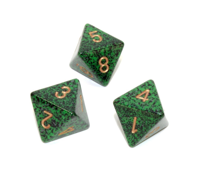 Chessex Polyhedral Dice Set: Speckled (Golden Recon)