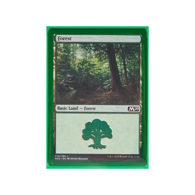 Arcane Fortress Synergy Inner Card Sleeves: Standard - Green Grove (105ct)