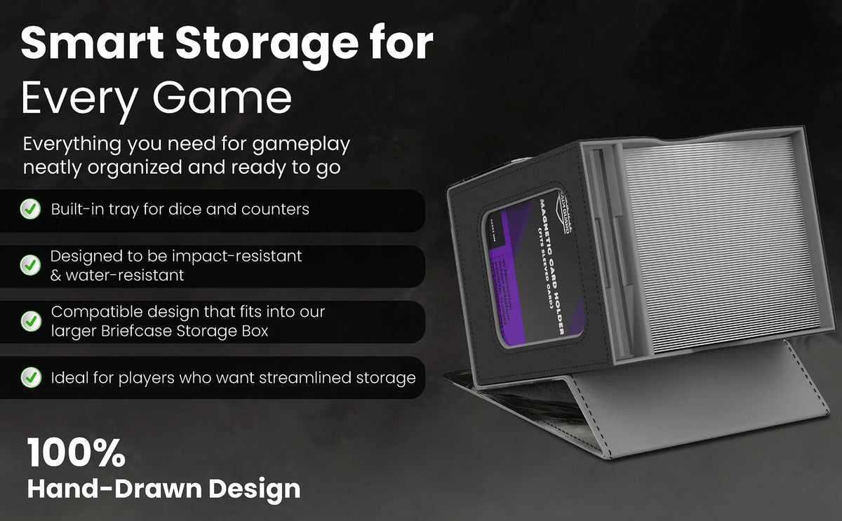 Realm Guard Windowed Deck Box: Grim Reaper
