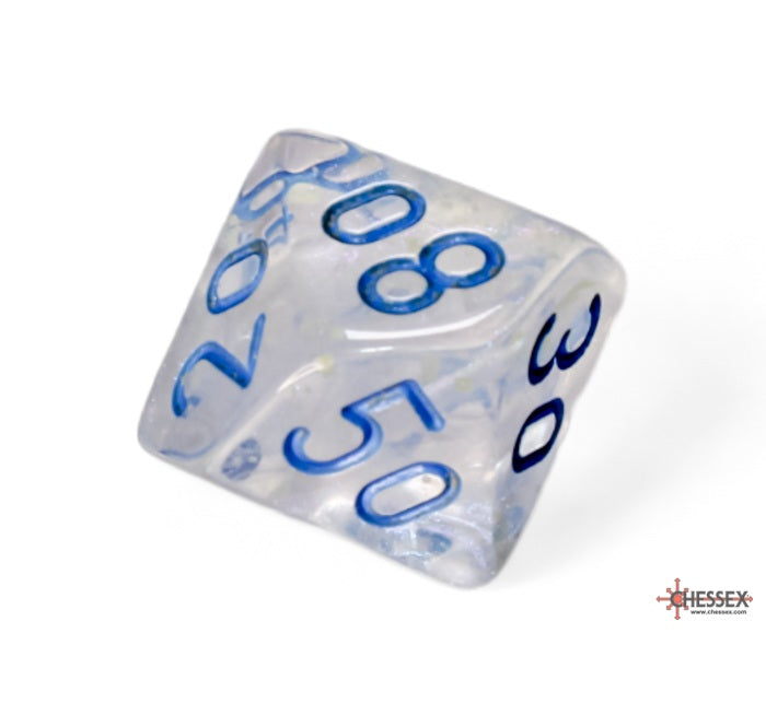 Chessex Polyhedral Dice Set: Borealis Luminary (Icicle/Light Blue)