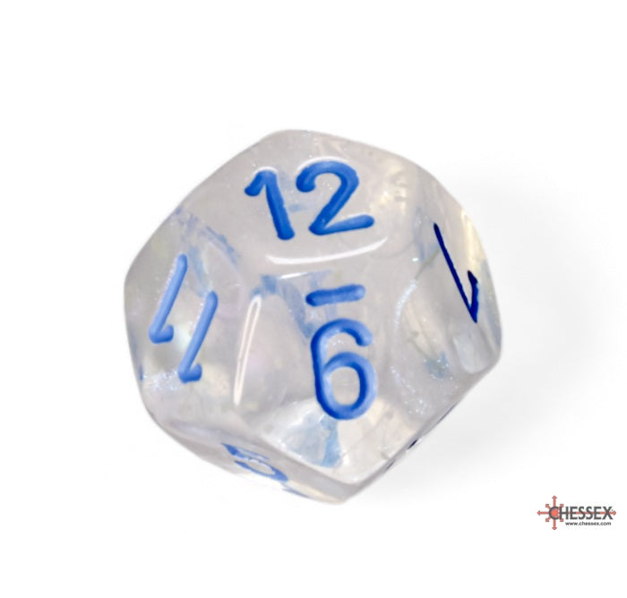 Chessex Polyhedral Dice Set: Borealis Luminary (Icicle/Light Blue)