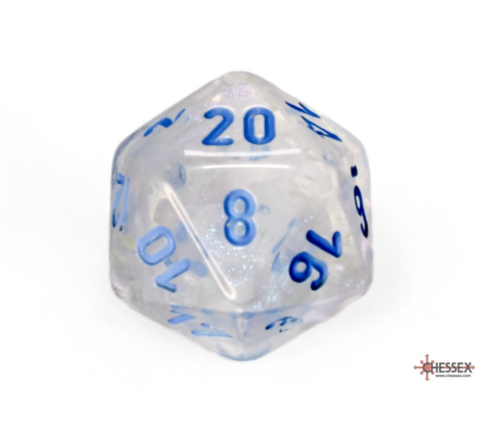 Chessex Polyhedral Dice Set: Borealis Luminary (Icicle/Light Blue)