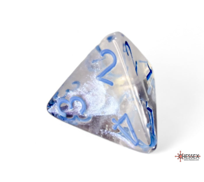 Chessex Polyhedral Dice Set: Borealis Luminary (Icicle/Light Blue)
