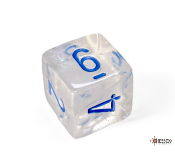 Chessex Polyhedral Dice Set: Borealis Luminary (Icicle/Light Blue)