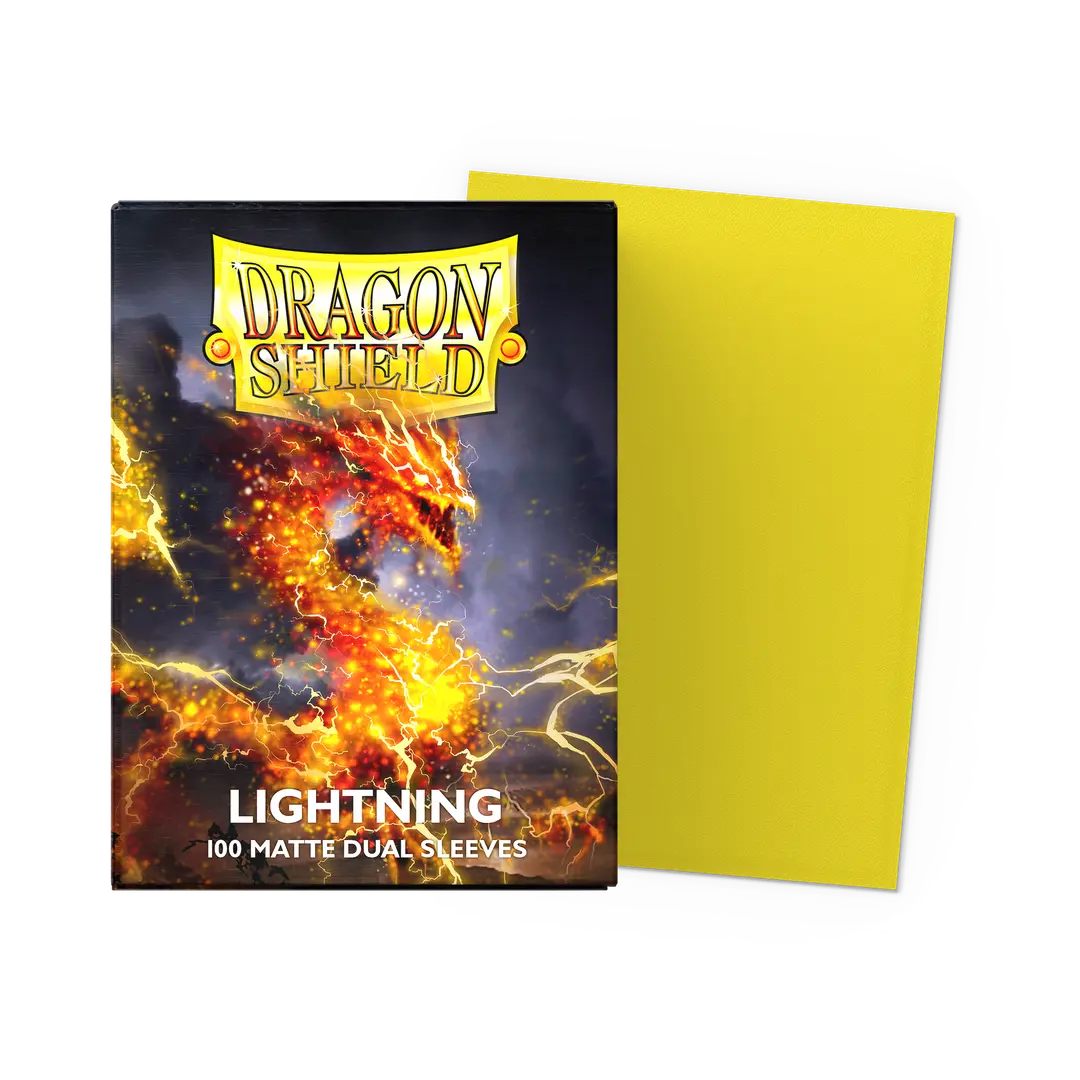 Dragon Shield Standard Dual Matte Sleeves: Lightning (100ct.)