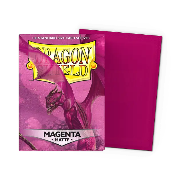 Dragon Shield Standard Matte Sleeves: Magenta (100ct.)