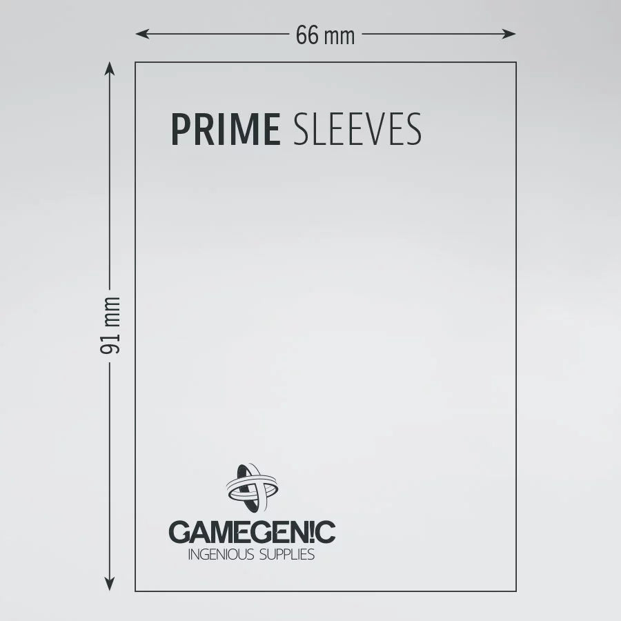 Gamegenic Standard Prime Sleeves: Black (100)